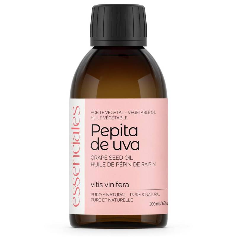 Aceite de pepita de uva, 100% natural, 200 ml