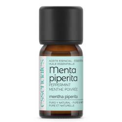Aceite esencial de Menta Piperita, 100% puro y natural, 10 ml.