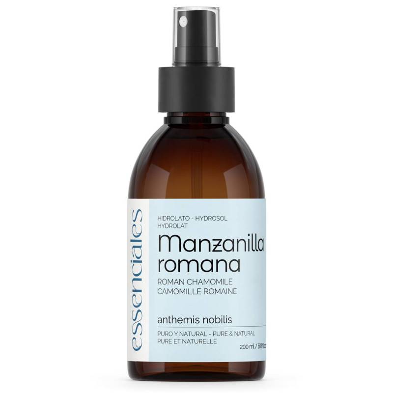 Agua de Manzanilla romana 100% pura y natural, hidrolato genuino de camomila romana, 200 ml.