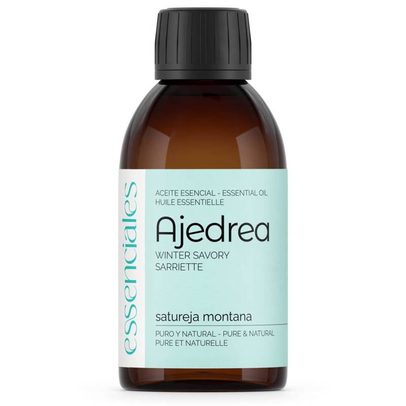 Aceite esencial de Ajedrea, 100% puro y natural, 200 ml.