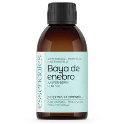 Aceite esencial de Baya de Enebro, 100% puro y natural,  200 ml.