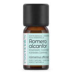 Aceite esencial de Romero alcanfor, 100% puro y natural, 10 ml.