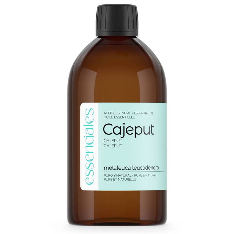 Aceite esencial de Cajeput, 100% puro y natural, 500 ml.