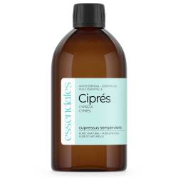 Aceite esencial de Ciprés, 100% puro y natural, 500 ml.