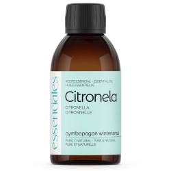 Aceite esencial de Citronela, 100% puro y natural, 200 ml.