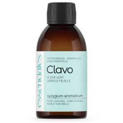 Aceite esencial de Clavo o hoja de clavero, 100% puro y natural, 200 ml.