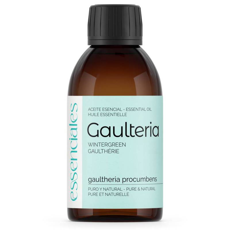 Aceite esencial de Gaulteria, puro y natural, 200 ml.