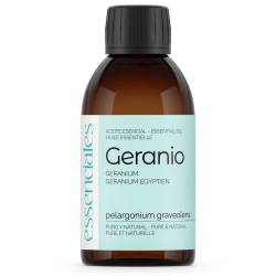 Aceite esencial de Geranio, 100% puro y natural, 200 ml.