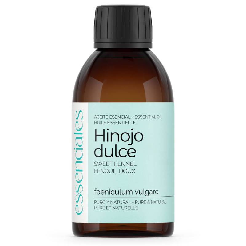 Aceite esencial de Hinojo dulce, 100% puro y natural, 200 ml.