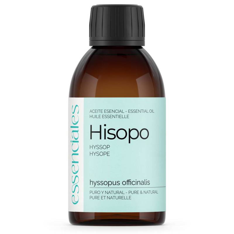 Aceite esencial de Hisopo, 100% puro y natural, 200 ml.