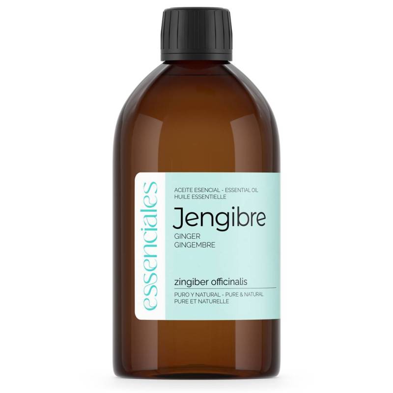 Aceite esencial de Jengibre, 100% puro y natural, 500 ml.