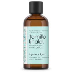 Aceite esencial de Tomillo linalol, 100% puro y natural, 100 ml.