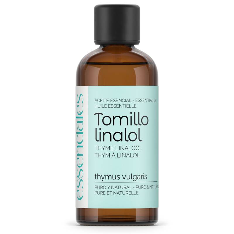 Aceite esencial de Tomillo linalol, 100% puro y natural, 100 ml.