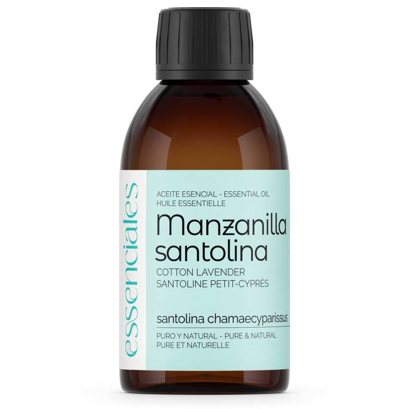 Aceite esencial de Manzanilla Santolina, 100% puro y natural, 200 ml.