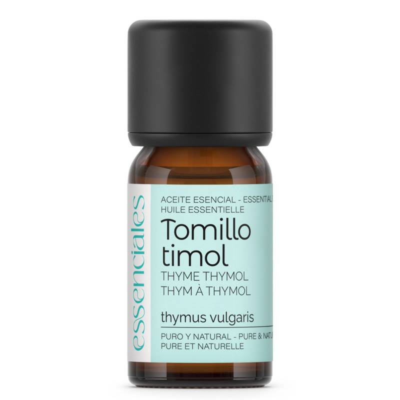 Aceite esencial de Tomillo timol, 100% puro y natural, 10 ml.
