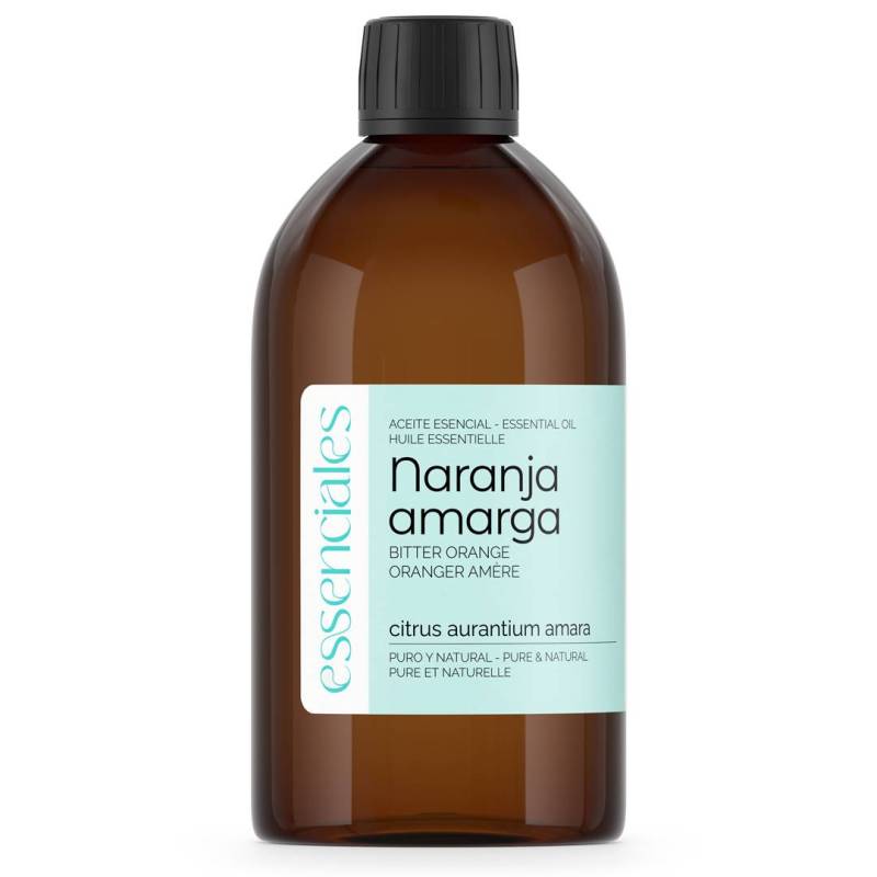 Aceite esencial de Naranja amarga, 100% puro y natural, 500 ml.