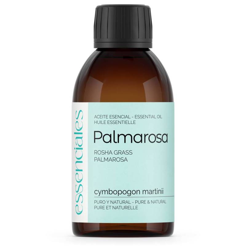 Aceite esencial de Palmarosa, 100% puro y natural, 200 ml.