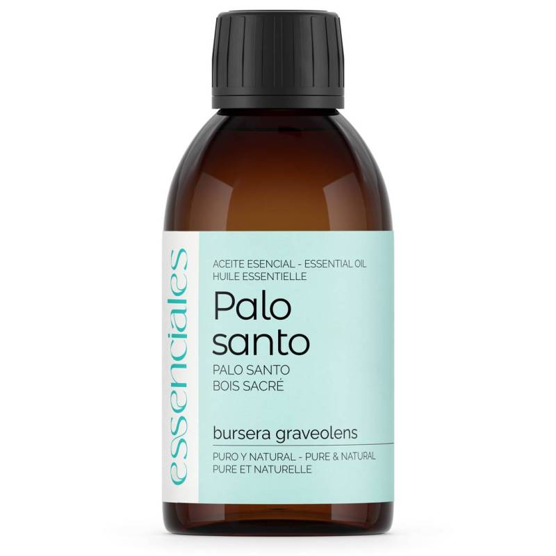 Aceite esencial de Palo Santo, 100% puro y natural, 200 ml.