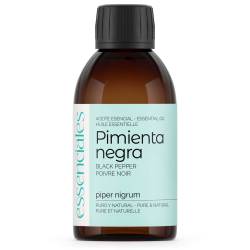 Aceite esencial de Pimienta negra, 100% puro y natural, 200 ml.