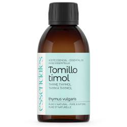 Aceite esencial de Tomillo timol, 100% puro y natural, 200 ml.