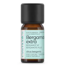 Aceite esencial de Bergamota Extra (entera, sin fraccionar), 100% puro y natural, 10 ml.
