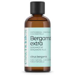 Aceite esencial de Bergamota Extra (entera, sin fraccionar), 100% puro y natural, 100 ml.
