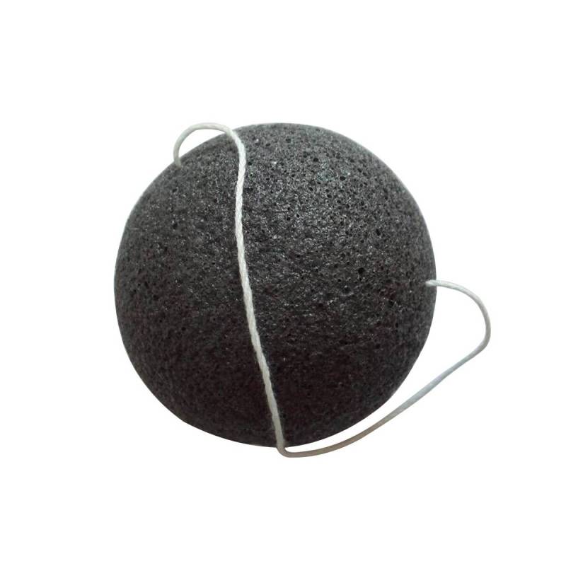 Esponja Konjac natural al carbón