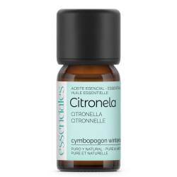 Aceite esencial de Citronela, 100% puro y natural, 10 ml.