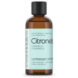 Aceite esencial de Citronela, 100% puro y natural, 100 ml.