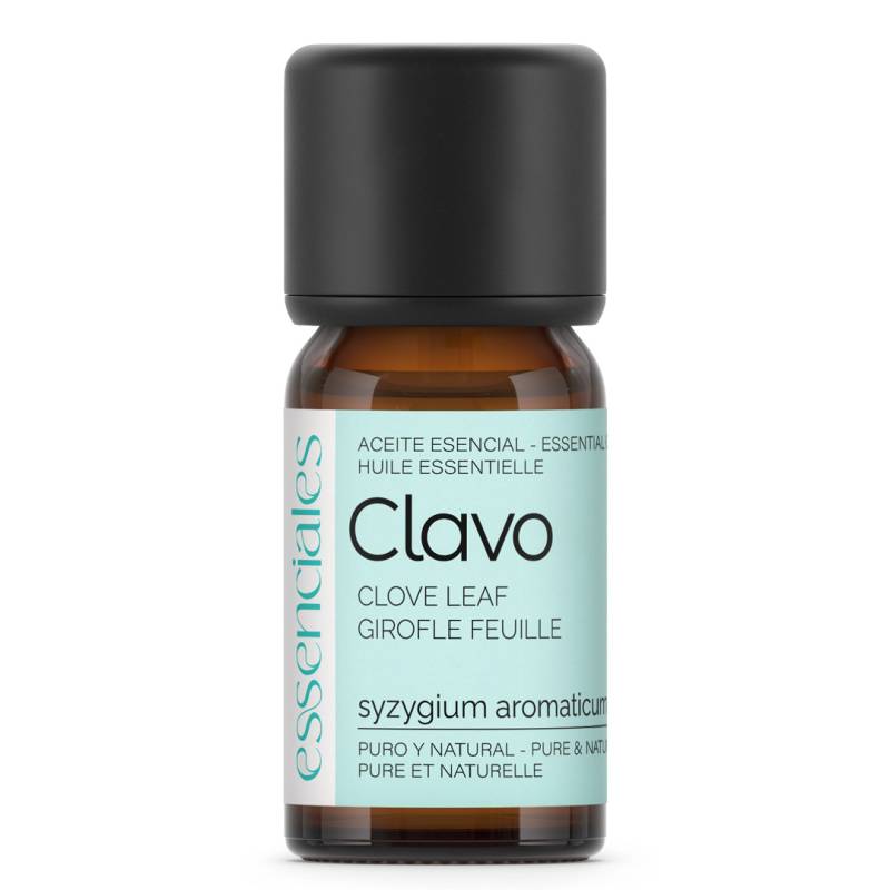 Aceite esencial de Clavo o hoja de clavero, 100% puro y natural, 10 ml.