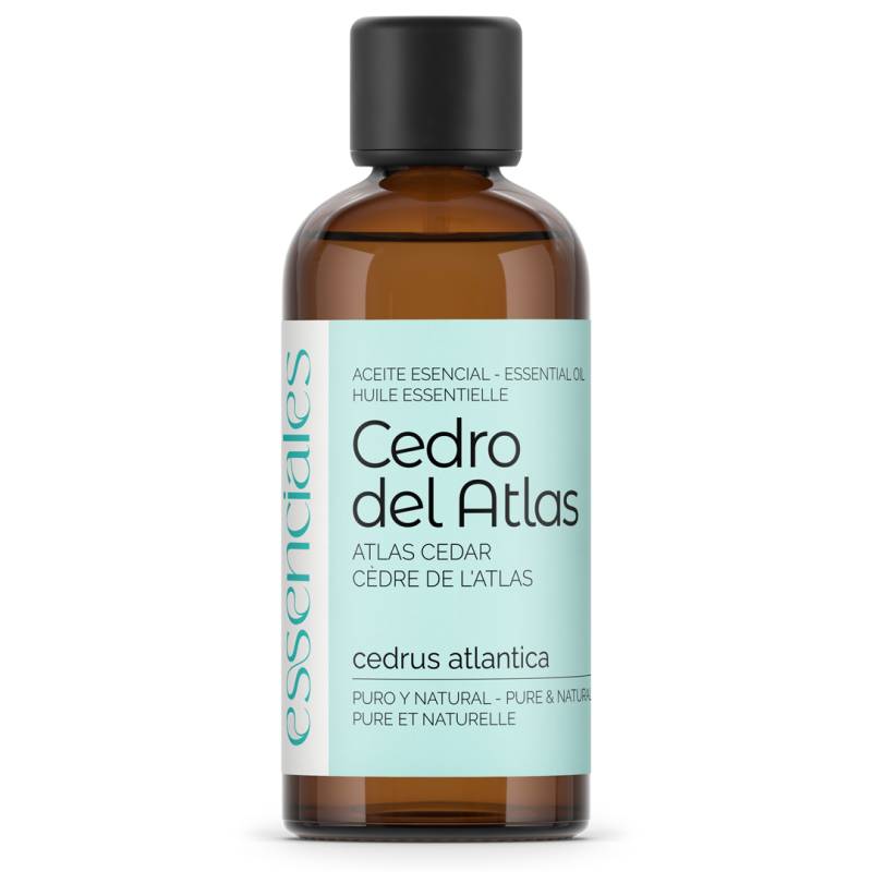 Aceite esencial de Cedro del Atlas, 100% puro y natural, 100 ml.