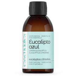 Aceite esencial de Eucalipto Azul (citriodora), 100% puro y natural, 200 ml.