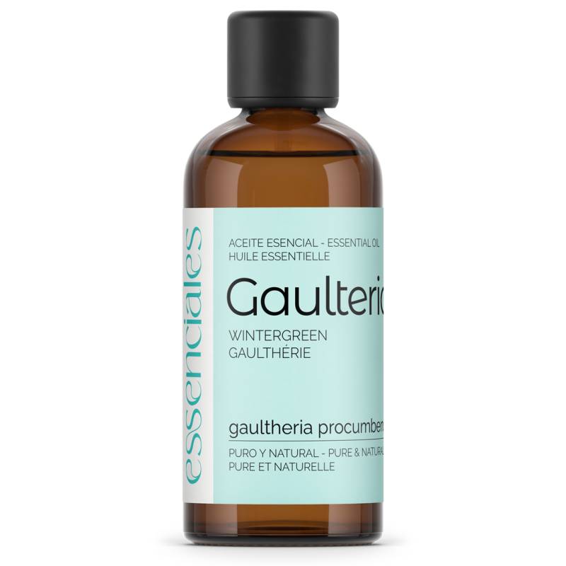 Aceite esencial de Gaulteria, puro y natural, 100 ml.