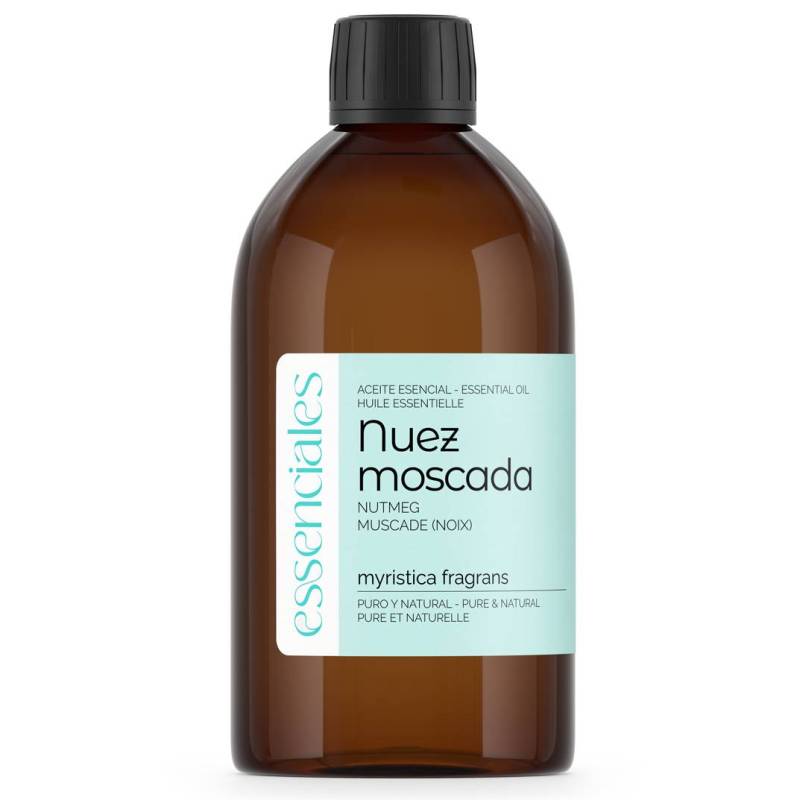 Aceite esencial de Nuez Moscada, 100% puro y natural, 500 ml