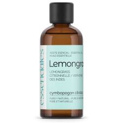 Aceite esencial de Lemongrass, 100% puro y natural, 100 ml.