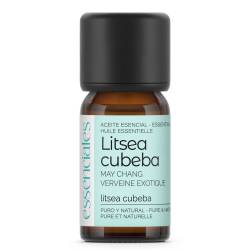 Aceite esencial de Litsea Cubeba, 100% puro y natural, 10 ml.