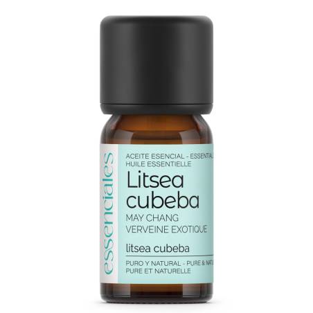 Aceite esencial de Litsea Cubeba, 100% puro y natural, 10 ml.