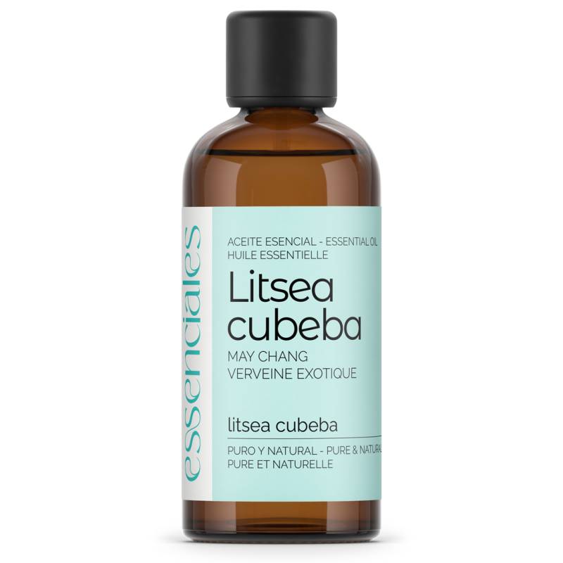 Aceite esencial de Litsea Cubeba, 100% puro y natural, 100 ml.
