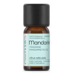 Aceite esencial de mandarina, 100% puro y natural, 10 ml.