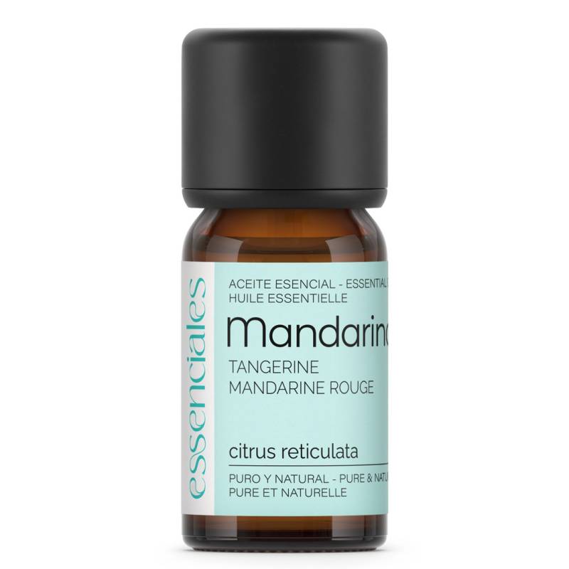 Aceite esencial de mandarina, 100% puro y natural, 10 ml.