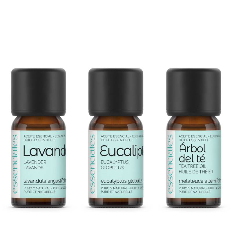 Pack 3 óleos essenciais para o lar 10ml | Essenciales.com