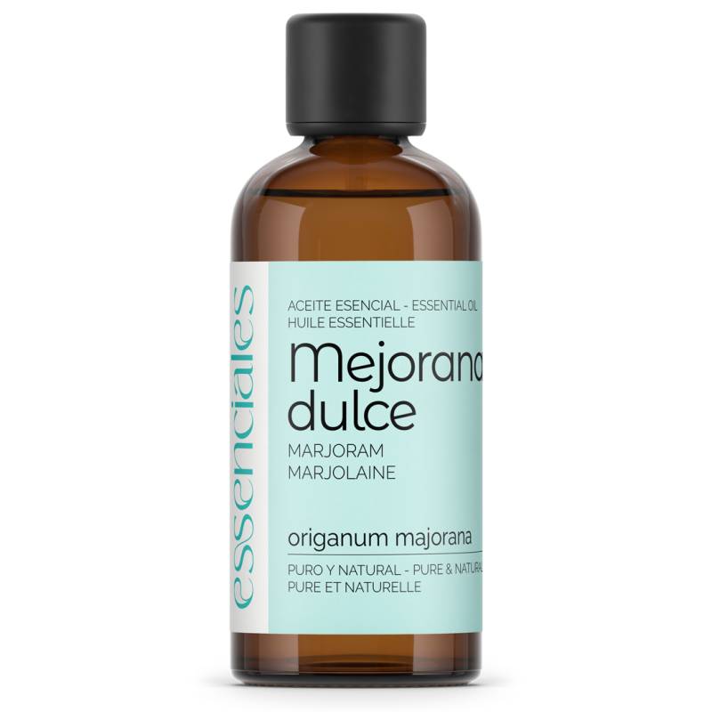 Aceite esencial de Mejorana dulce, 100% puro y natural, 100 ml.