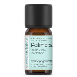 Aceite esencial de Palmarosa, 100% puro y natural, 10 ml.