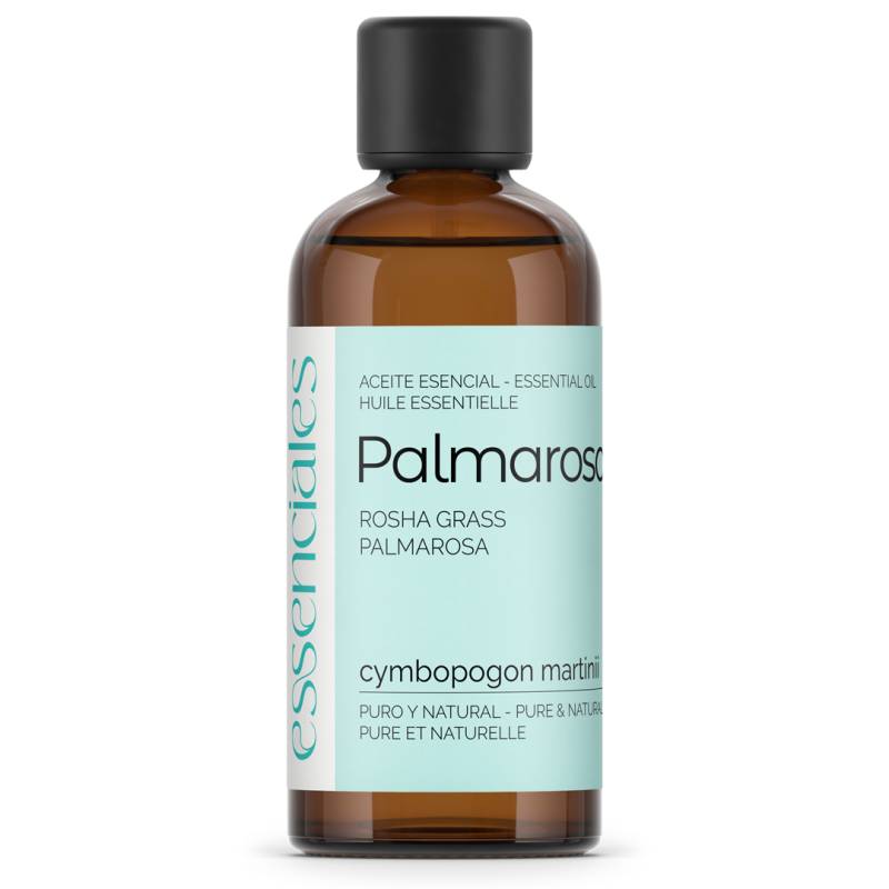 Aceite esencial de Palmarosa, 100% puro y natural, 100 ml.