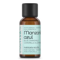 Aceite esencial de Manzanilla Azul, 100% puro y natural, 30 ml.