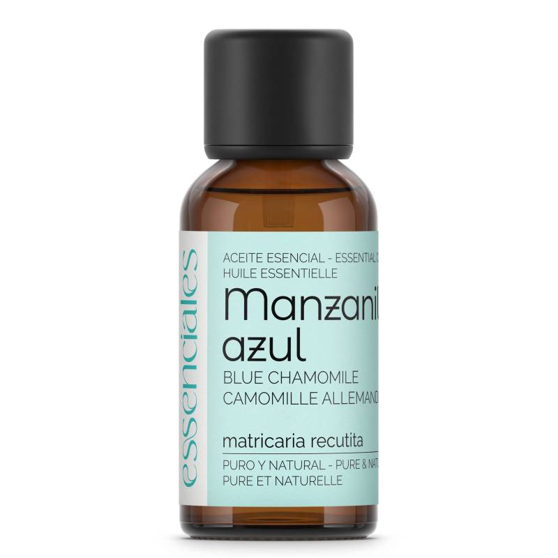 Aceite esencial de Manzanilla Azul, 100% puro y natural, 30 ml.