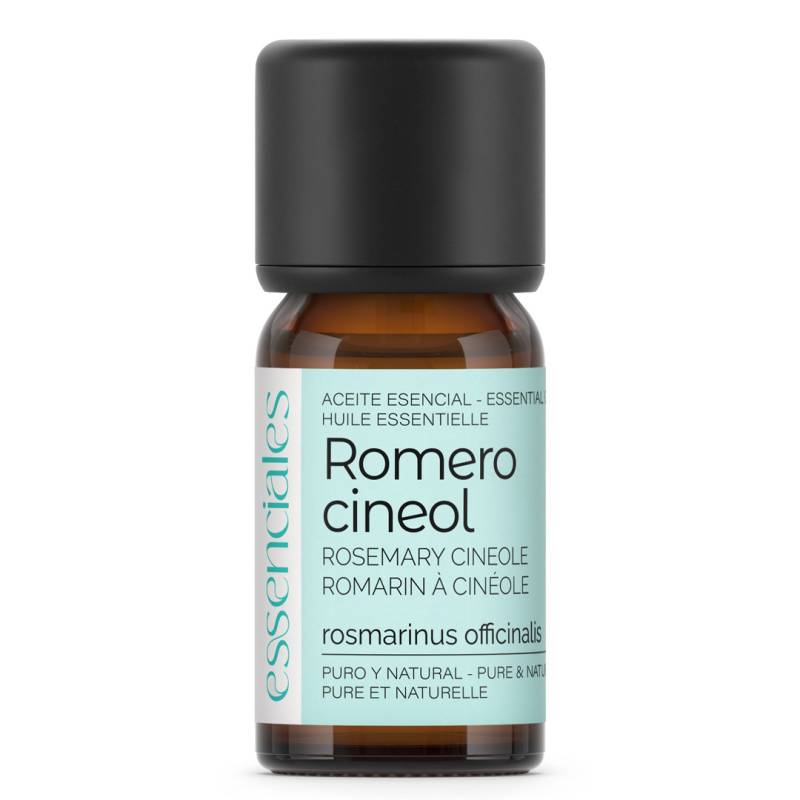 Aceite esencial de Romero cineol, 100% puro y natural, 10 ml.