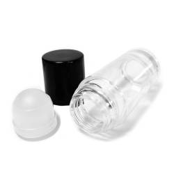 Roll-on Bottle, 50 ml - Clear Glass (2pc Pack & labels)