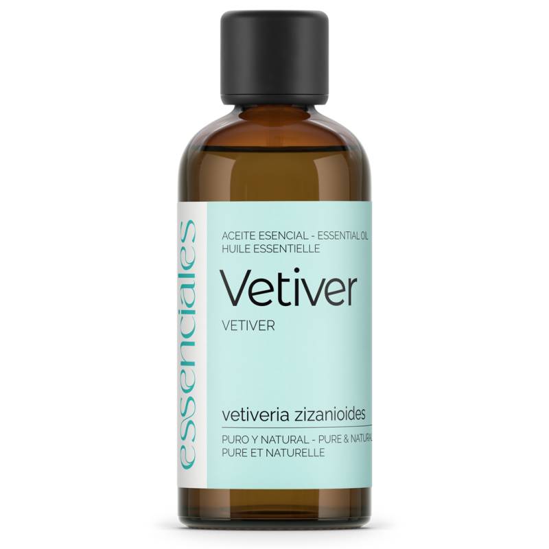 Aceite esencial de Vetiver, 100% puro y natural, 100 ml.