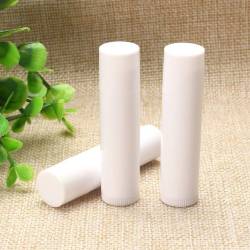 Tubos barra labial vacíos, color blanco, pack 7 unidades.
